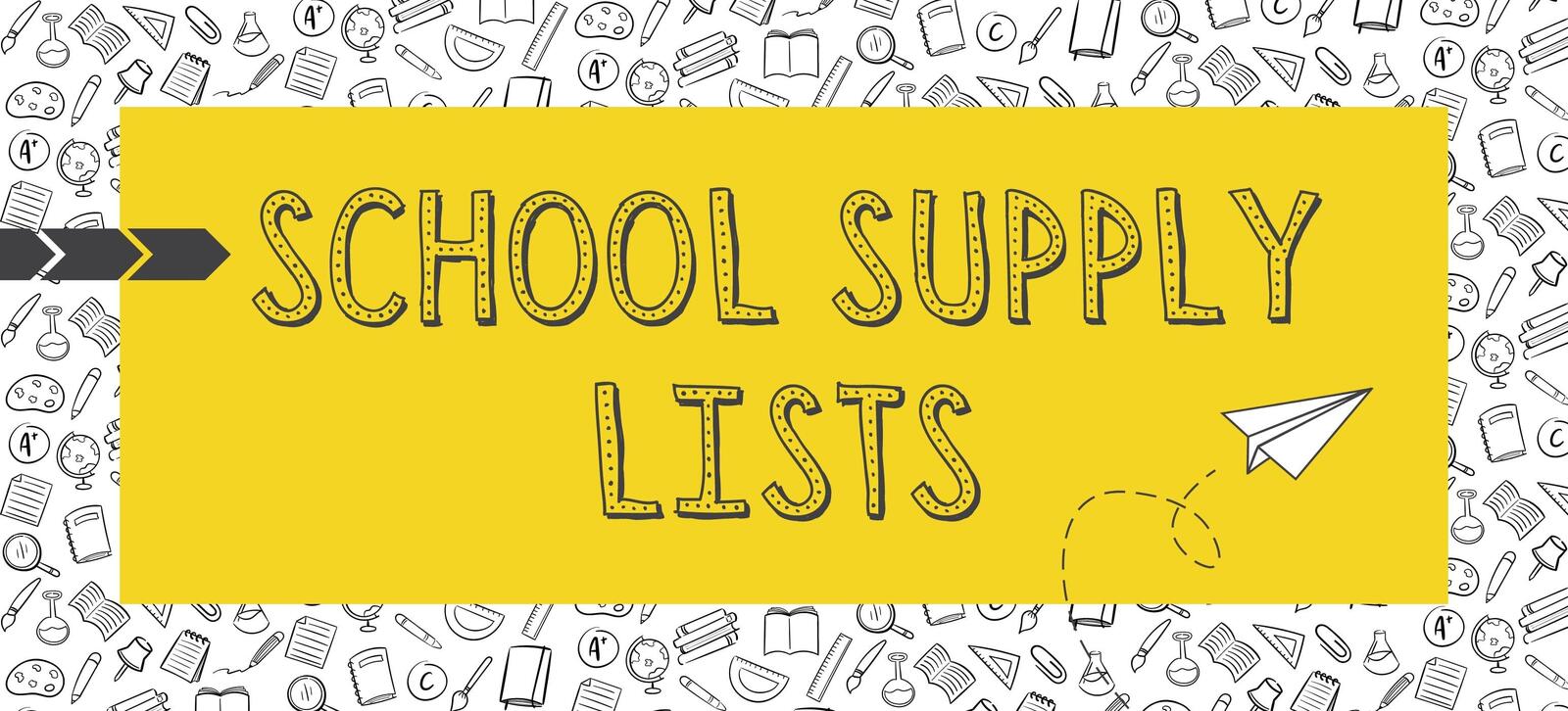 School Supply Lists for 2022-23