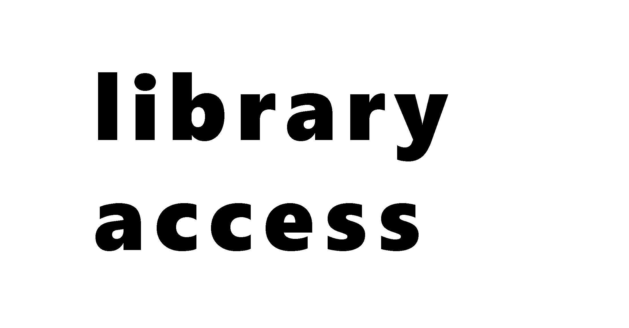 Get access to the Library
