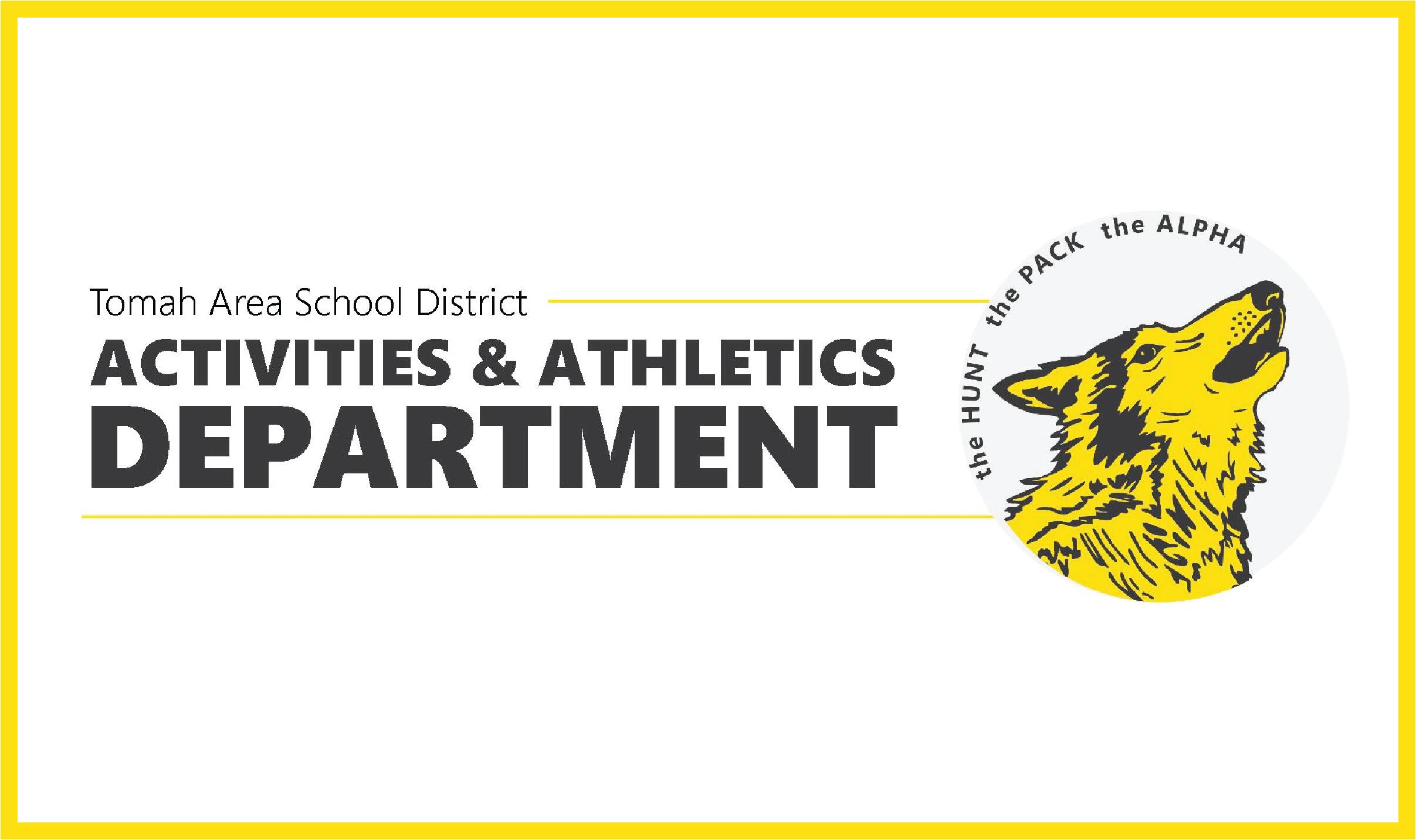 TASD Activities and Athletics department banner