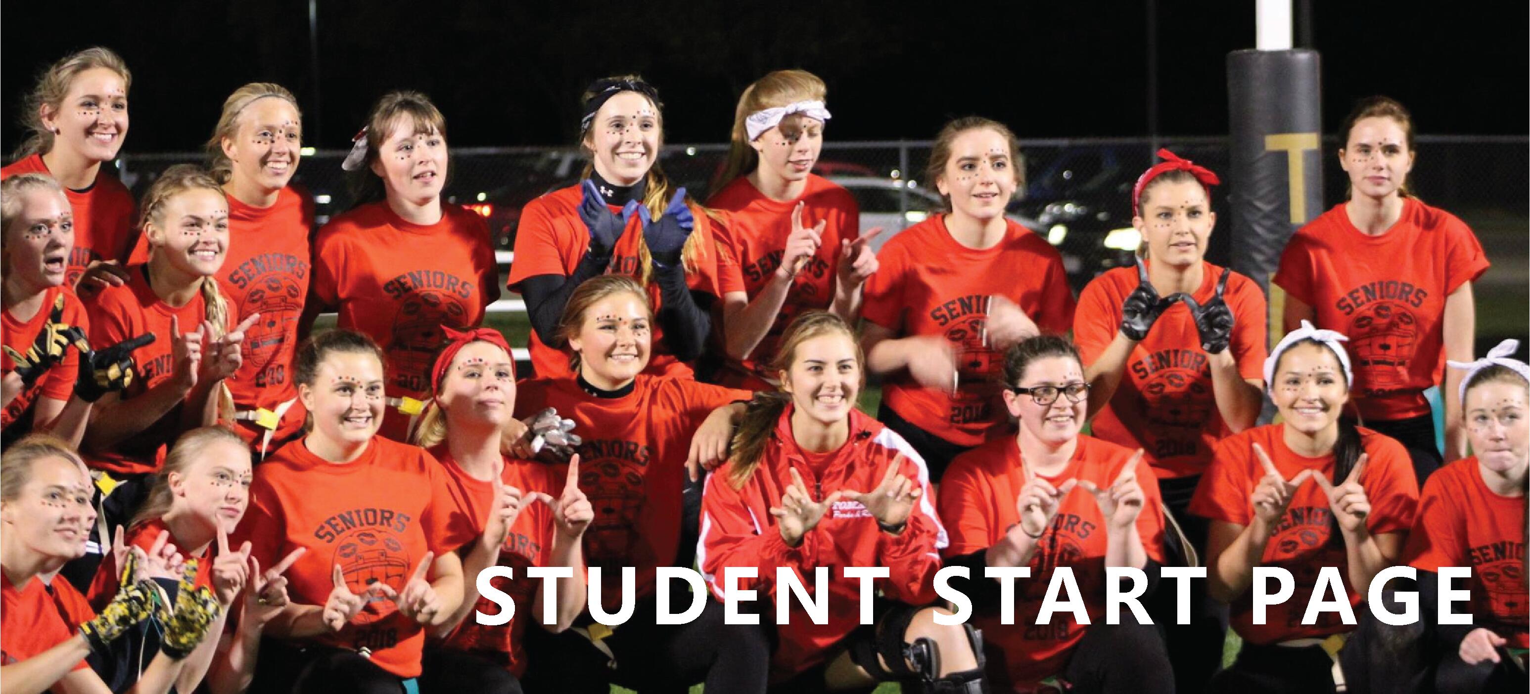 Group of students for Student Start Page